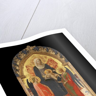 Altarpiece with the Madonna and Child with Two Angels by Fra Angelico
