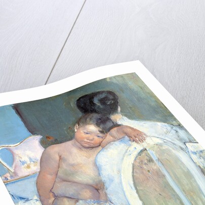 Woman Sitting with a Child in Her Arms by Mary Cassatt