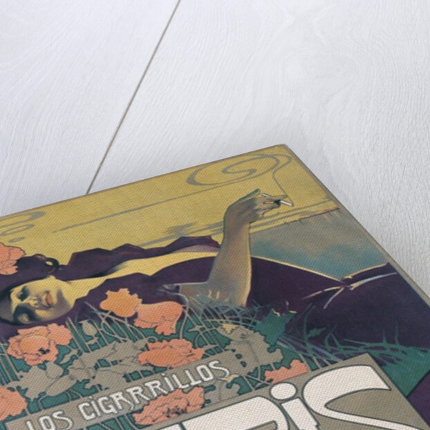 Cigarrillos Paris son los Mejores (Paris cigarillos are the best!) poster by Aleardo Villa