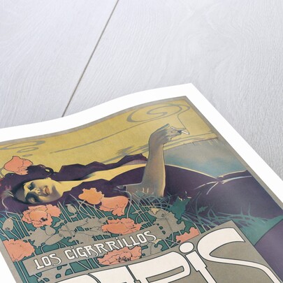 Cigarrillos Paris son los Mejores (Paris cigarillos are the best!) poster by Aleardo Villa