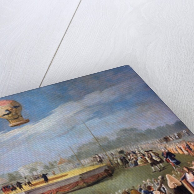 Ascent of a Balloon at the Court of Charles IV by Antonio Carnicero