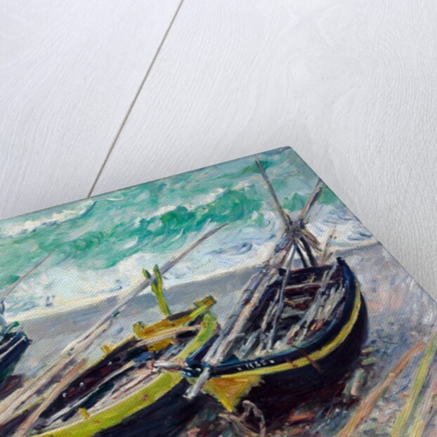Three Fishing Boats by Claude Monet
