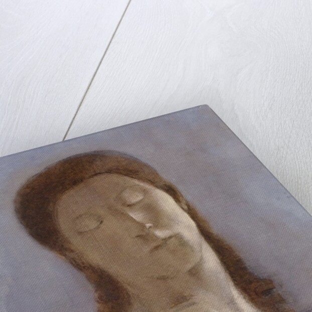 Closed Eyes by Odilon Redon