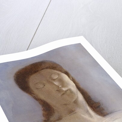 Closed Eyes by Odilon Redon