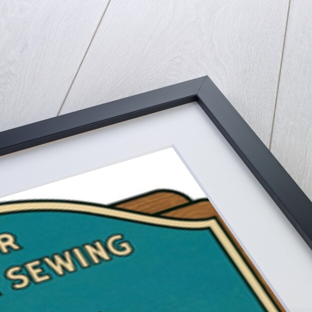 Sewing Machine Ad with Beaver by Anonymous