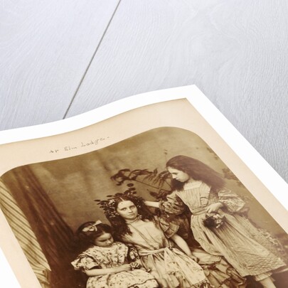 Irene MacDonald, Flo Rankin and Mary MacDonald at Elm Lodge, Hampstead, July 1863 by Anonymous