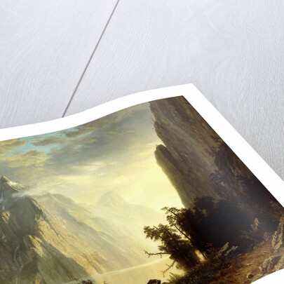 A Lake in the Sierra Nevada by Albert Bierstadt