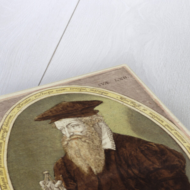 Portrait of the cartographer, Gerardus Mercator by Anonymous