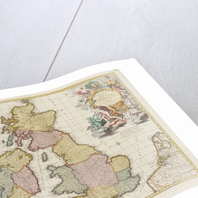 Britanniae Tabula by Pieter Schenk