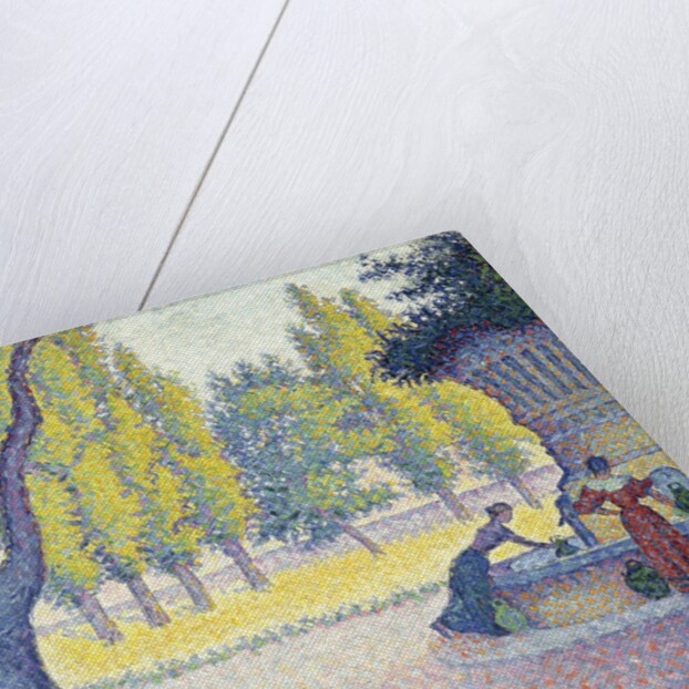 The Fountain des Lices in St. Tropez by Paul Signac