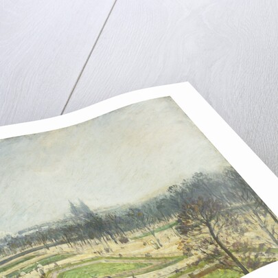 The Tuileries Ponds, Mist by Camille Pissarro