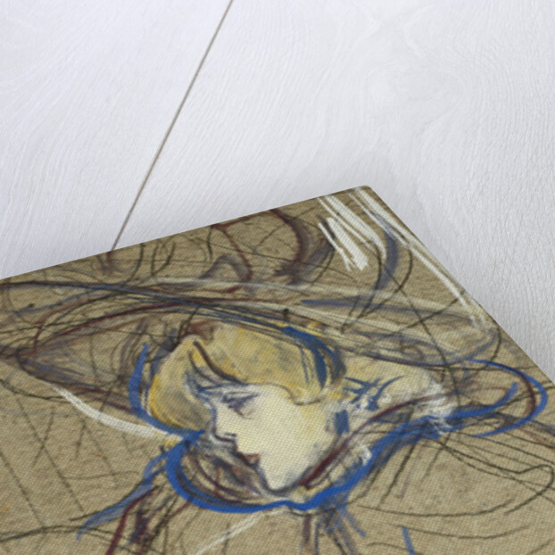 Profile of Woman: Jane Avril by Henri de Toulouse-Lautrec