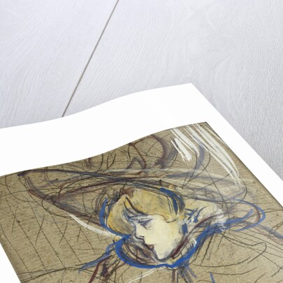 Profile of Woman: Jane Avril by Henri de Toulouse-Lautrec