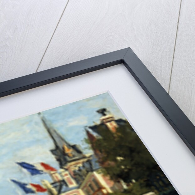 The Beach at Trouville by Claude Monet