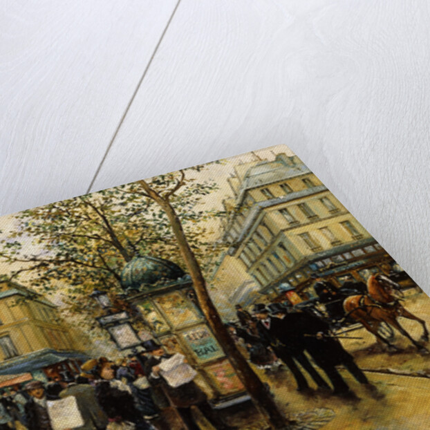 La Place de l'Opera, Paris by Ulpiano Checa y Sanz