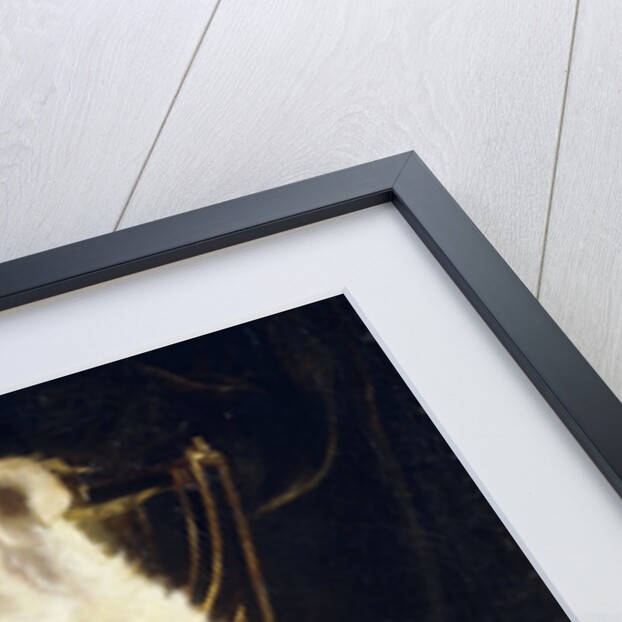 A Borzoi by a Chair by St. George Hare