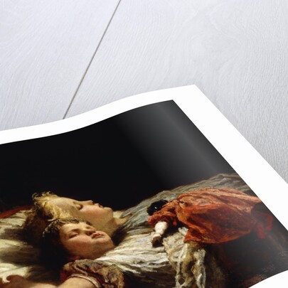 Sweet Slumber by Karl Wilhelm Friedrich Bauerle