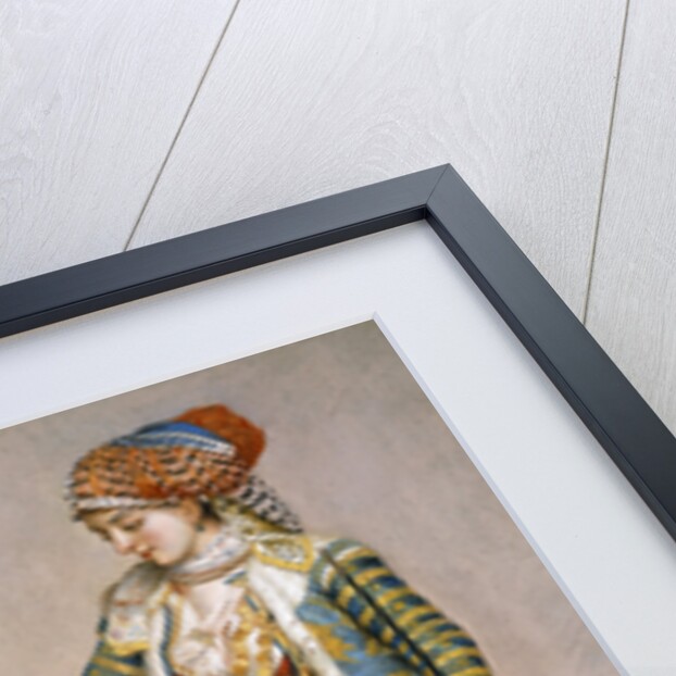 A Woman in Turkish Costume in a Hamam Instructing Her Servant by Jean-Etienne Liotard