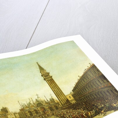 The Piazza San Marco, on the Doge's Coronation Day by Francesco Guardi