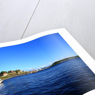 Aker Brygge district near the seaport. by Anonymous