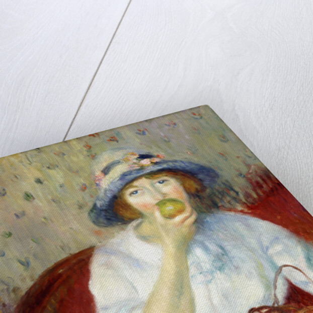 Girl with Green Apple by William James Glackens