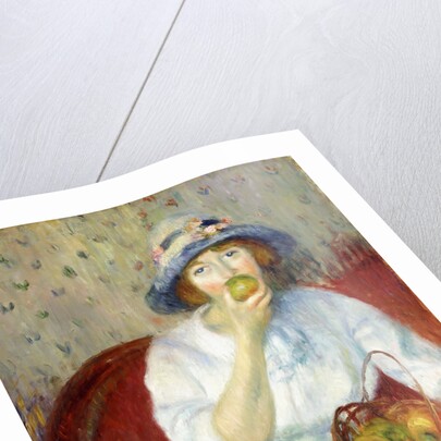 Girl with Green Apple by William James Glackens