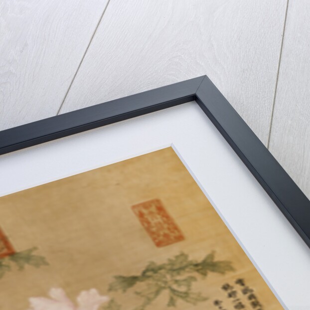 Peonies and Rock by Empress Dowager Cixi