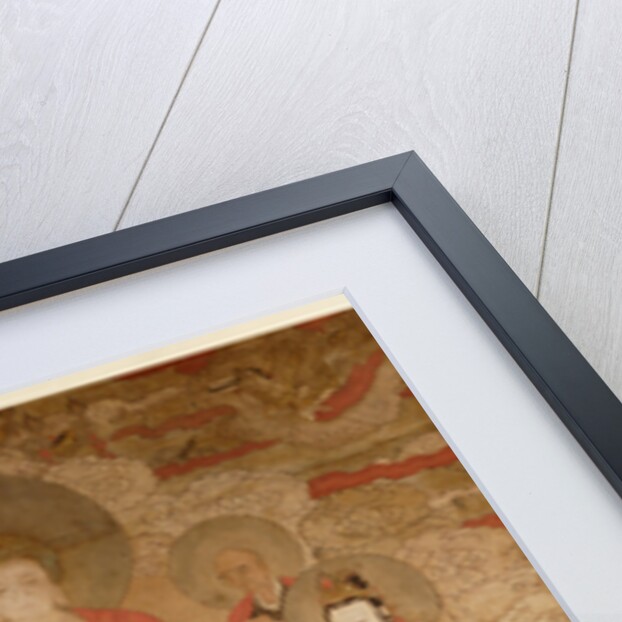 Chinese hanging scroll with Buddhas by Anonymous