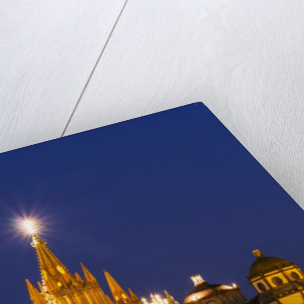 Evening Lights Parroquia Archangel Church San Miguel de Allende, Mexico by Anonymous