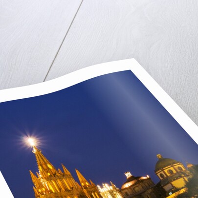 Evening Lights Parroquia Archangel Church San Miguel de Allende, Mexico by Anonymous