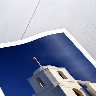 Old Mission Church - Our Lady of Perpetual Help With Blue Sky by Anonymous