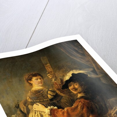 Rembrandt and Saskia in the Parable of the Prodigal Son by Rembrandt van Rijn