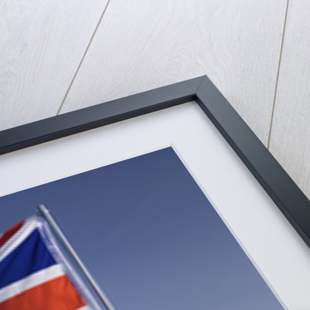 US and Union Jack Flag by Anonymous