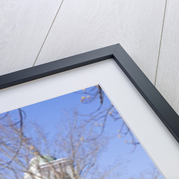 Snowy Church and Cemetery by Anonymous