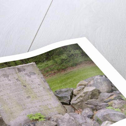 American Revolution stone marker by Anonymous