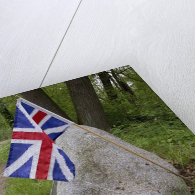 British Flag honoring losses during American Revolution by Anonymous