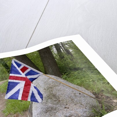 British Flag honoring losses during American Revolution by Anonymous