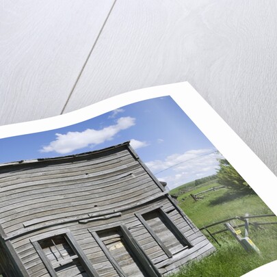 Deserted western town front by Anonymous