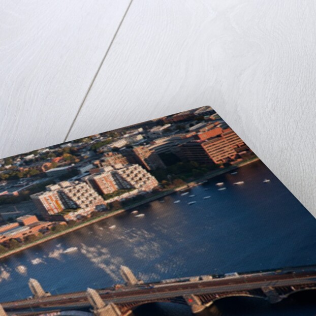 Sunrise Aerials of Boston, Cambridge and Charles River in New England by Anonymous