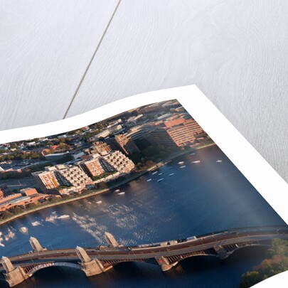 Sunrise Aerials of Boston, Cambridge and Charles River in New England by Anonymous