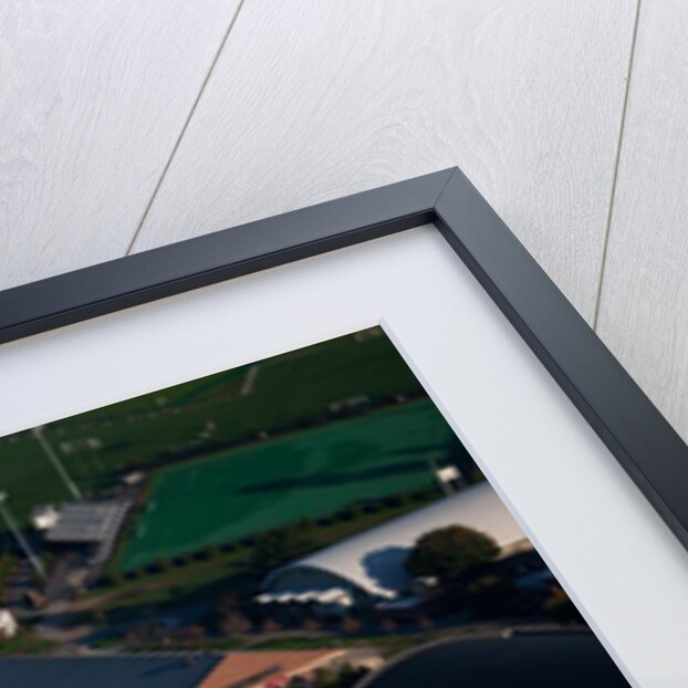 Sunrise Aerials of Soldiers Field, Harvard in Cambridge by Anonymous