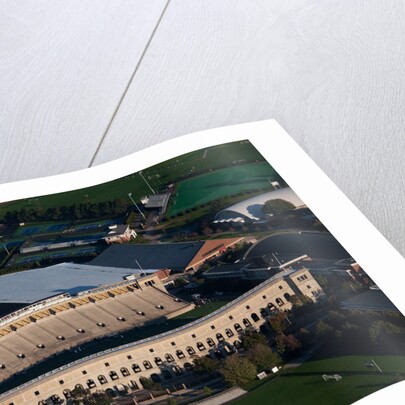Sunrise Aerials of Soldiers Field, Harvard in Cambridge by Anonymous