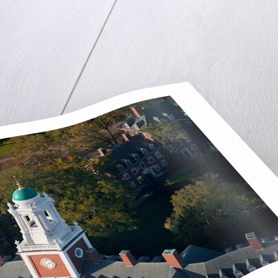 Sunrise Aerials of Eliot House Clock Tower, Harvard, New England by Anonymous
