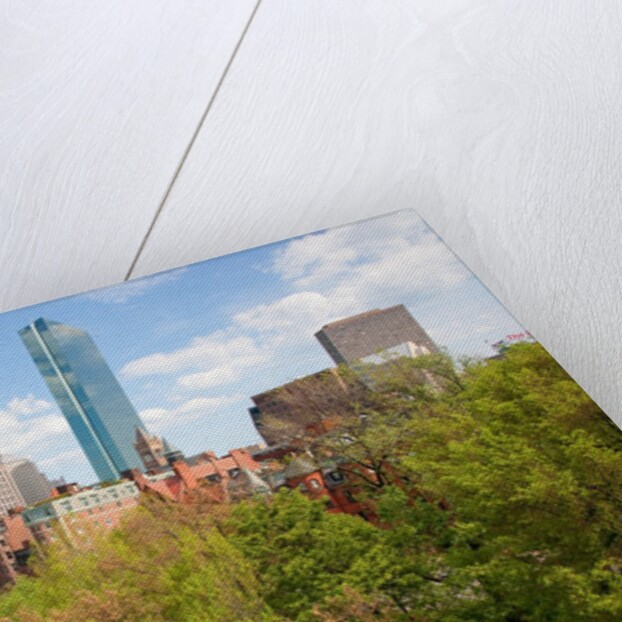 John Hanncock Tower at Back Bay in summer, Boston, MA by Anonymous