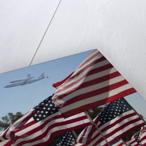 Space Shuttle Columbia's final flight over Los Angeles, CA 2012 by Anonymous