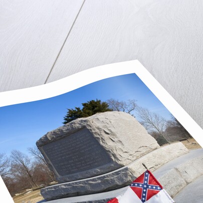 Confederate Flag at The Hermitage, President Andrew Jackson Mansion by Anonymous