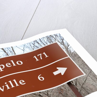 Signs to Tupelo and Nashville by Anonymous