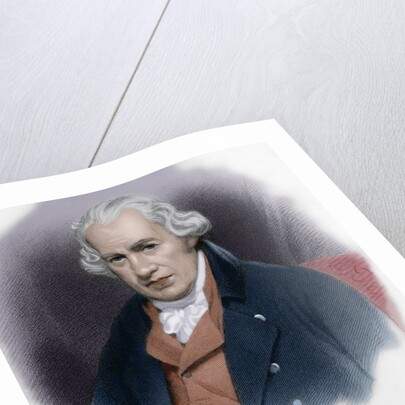 James Watt (1736-1819). Scottish inventor. Colored engraving. by Anonymous