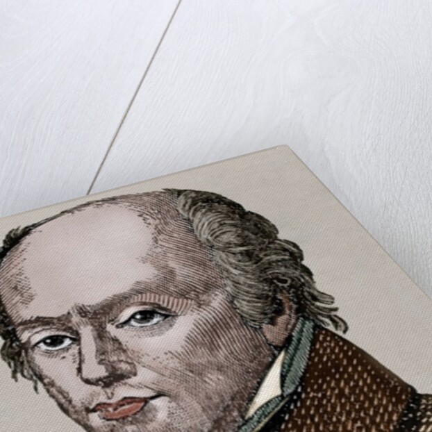 Franz Joseph Gall (1758 -1828). Neuroanatomist and physiologist. Engraving. by Anonymous