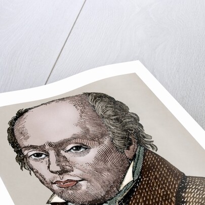 Franz Joseph Gall (1758 -1828). Neuroanatomist and physiologist. Engraving. by Anonymous